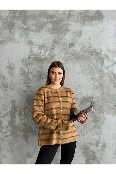 Elilook Cardigan cu dungi pentru damă