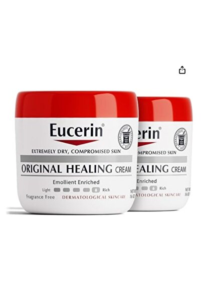 Eucerin Original Healing Cream, Fragrance Free, 16 Ounce (Pack of 2)