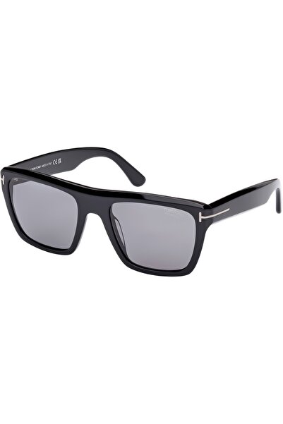 Tom Ford KAYA (FT1077-N 01D) 55 نظارة شمسية مستقطبة باللون الأسود للجنسين