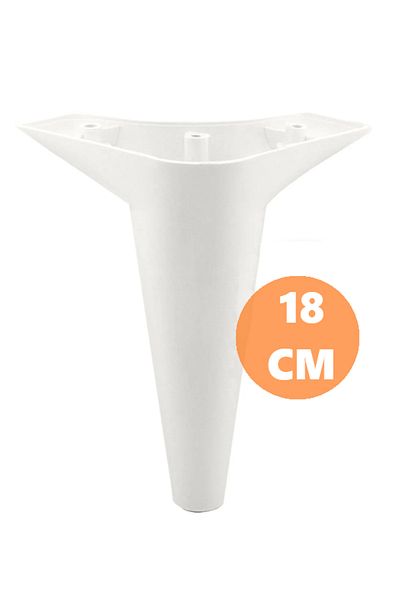 NUBLADO Aspen Mobilier de lux Canapea Fotoliu Tv Unitate Consolă Riser Picior Picioare 18 Cm Picior Alb.