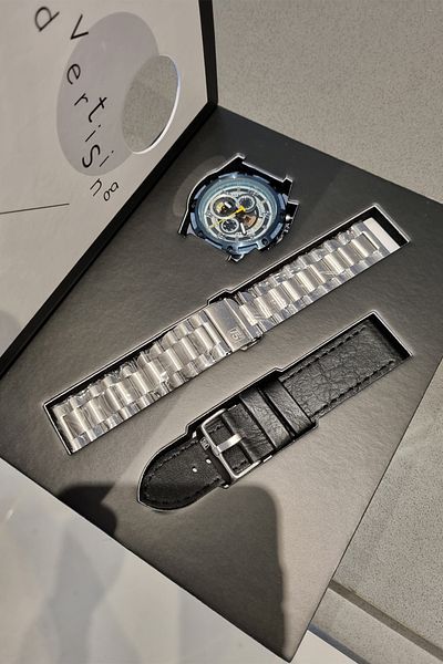 Daniel Klein T5 New? Model - Black Steel Bracelet Chronograph Limited Edition Men's Wrist Watch