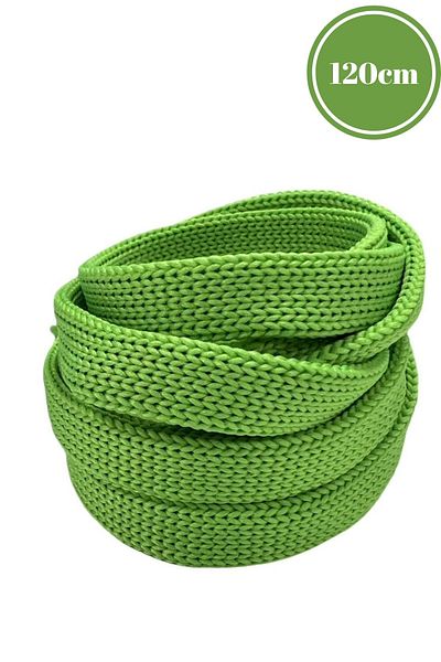 Mag Shoes Care Green Ironed Sports Shoelaces. 120cm. 1 Pair. 2 Pieces.