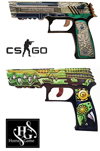 Home Game Ahşap Cs Go Royal Consorts ve See Ya Later Skin kaplamalı 2li  taba...