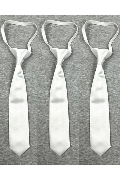 skycott Cravată pentru copii din 3 piese cravată pentru copii gata cu elastic