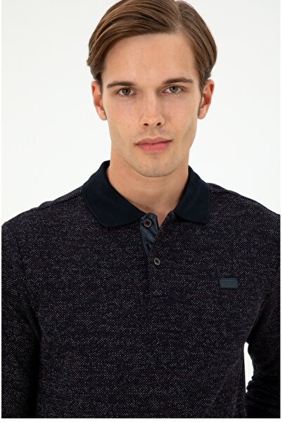 U.S. Polo Assn. Ανδρικό φούτερ με γιακά πόλο κανονικής εφαρμογής U.S. Polo Assn (ενδύματα εργασίας)