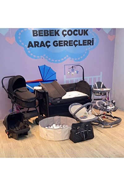 TURHAN BEBE Yeni Doğan OPTİMA PRO MAX Bebek Çeyiz Seti BEŞİK BEBEK ARABASI PUSET MAMA SANDALYESİ VS
