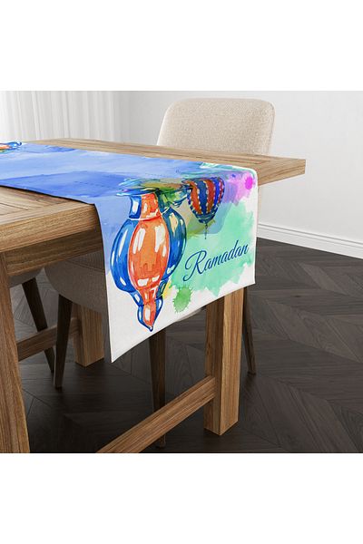 Filamente Ramadan Runner / Ramadan Pattern / Rezistent la pete - Tesatura Micropetek lavabila 140x40