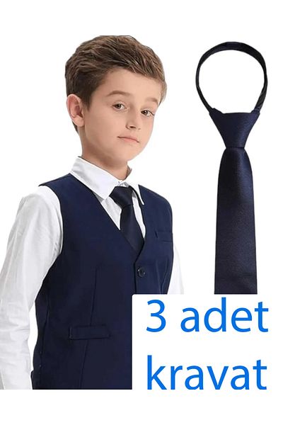 skycott Детска вратовръзка от 3 части, еластична, готова за употреба