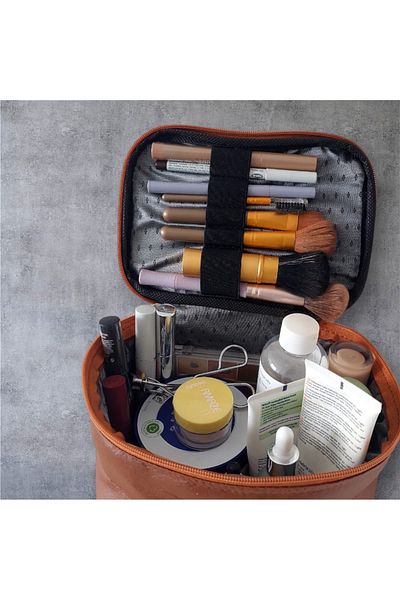 J.PARS Travel Makeup Organizer Τσάντα Μακιγιάζ Πολυλειτουργική Καλλυντική Τσάντα 20x15x13