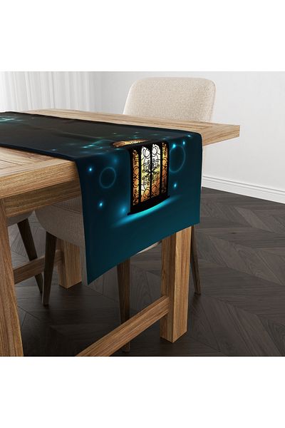Filamente Ramadan Runner / Ramadan Pattern / Rezistent la pete - Tesatura Micropetek lavabila 140x40