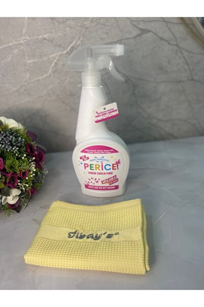 PERİCE Perice Ultra Yağ ve Leke Çıkarıcı Sprey 500 ml, bir adet mikrofiber ca...