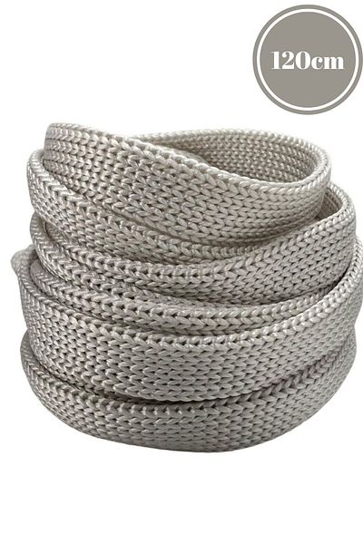Mag Shoes Care Gray Ironed Sports Shoelaces. 120cm. 1 Pair. 2 Pieces.