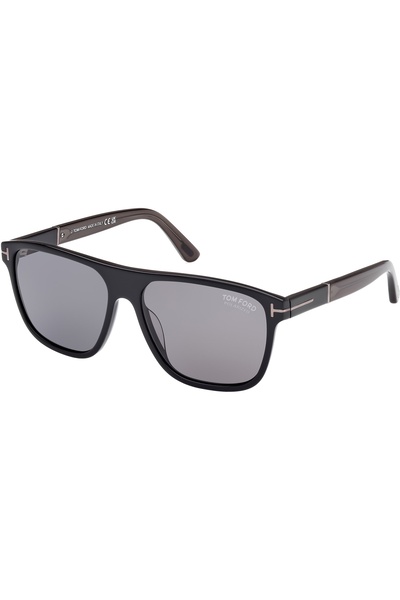 Tom Ford FRANCES (FT1081-N 01D) 58 | Polarize Unisex Siyah Güneş Gözlüğü