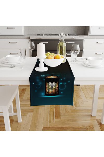 Filamente Ramadan Runner / Ramadan Pattern / Rezistent la pete - Tesatura Micropetek lavabila 140x40