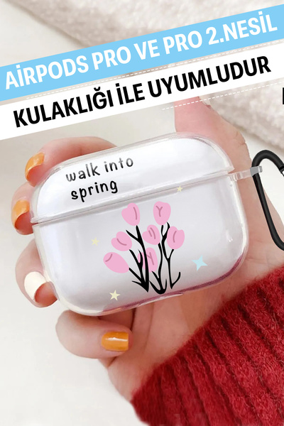 WANNA PROTECT Airpods Pro ve Airpods Pro 2. Nesil Uyumlu Desenli Silikon Airp...