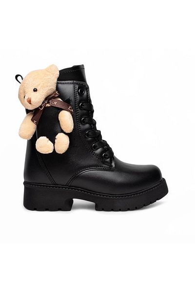 Twingo 2150 Black Teddy Bear Girls' Boots