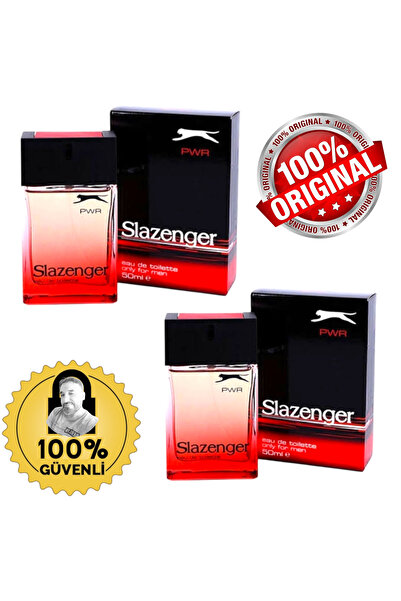 Slazenger Kırmızı Unisex Parfüm Edt 2 Adet 50 ml