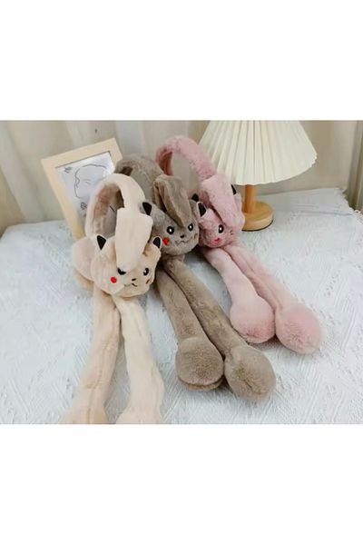 EBMER Shield Ears Moving Plush Headset Cool Plays High Plush Quality Headphone with Sound
