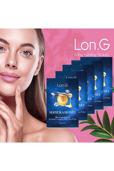 Long Lon.G K-Beauty - 5 Pack Manuka Honey Revitalizing Face Care Mask