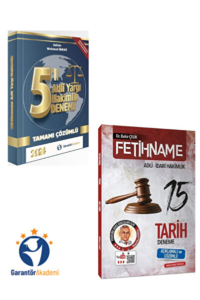Genel Markalar 5 Deneme Çözümlü+Bekir Çelik Adli İdari Hakimlik FETİHNAME Tar...