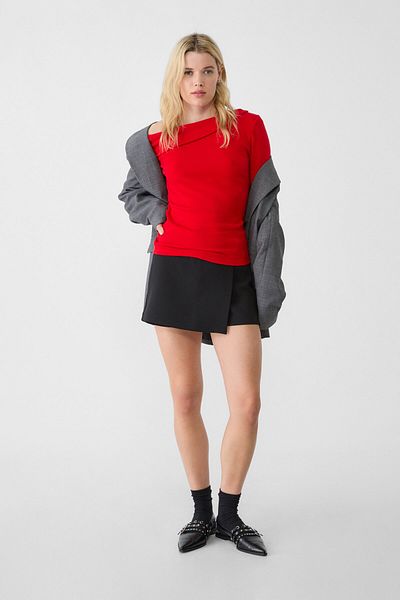 Stradivarius كرة محبوكة غير متماثلة