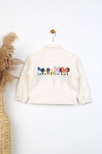 hira kids collection Jachetă de blugi pentru fetiță cu pietre în spate