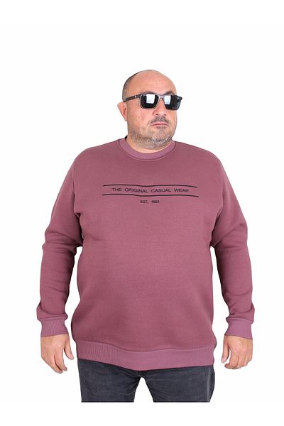 MocGrande Φούτερ Lilac Plus Size - 3ip Original, Νέος γιακάς, 24203
