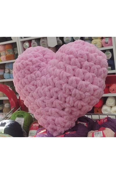 Kevser nur tuhafiye Pink Heart Pillow