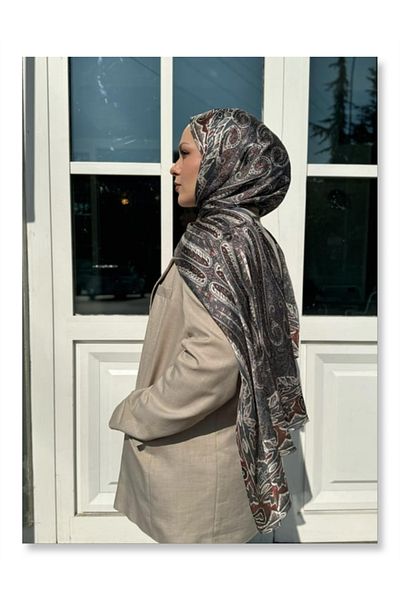 locella شال إيدول من الحرير والساتان