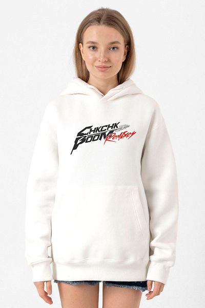 Tshirthane Stray Kids Chk Chk Boom White Women's 3Ip Hooded Sweatshirt