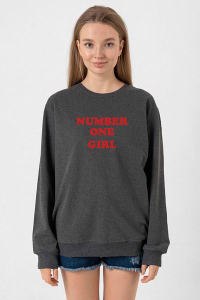 Tshirthane Rose Number One Girl Smoked Women's 2Ip Sweatshirt