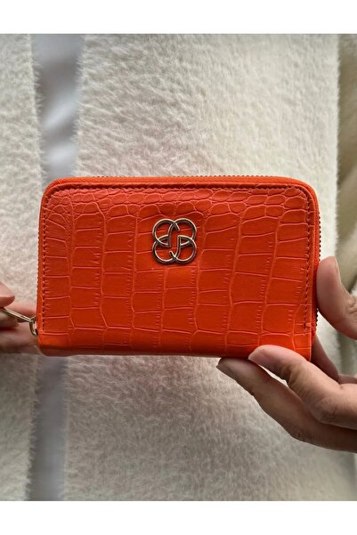 GP GUES POLO Women's Multi-Compartment Orange Wallet