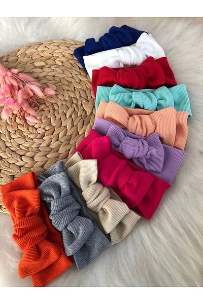 ALYAKİDS Baby Girl 10 Piece Bandana Set