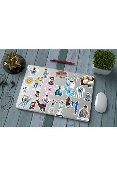 Major Selection Σετ αυτοκόλλητων tablet για φορητό υπολογιστή Lionel Messi