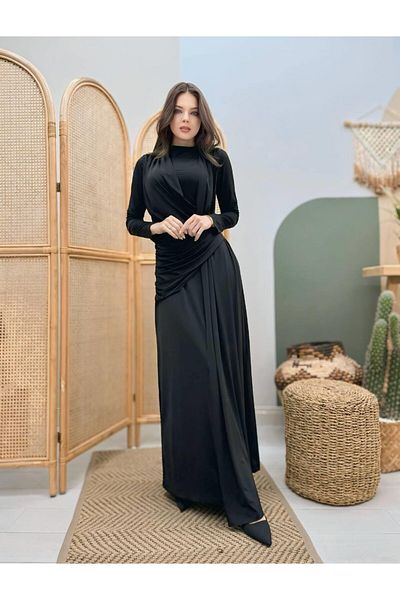 Cardella Sandy Fabric Zr Model Lycra Dress Hijab Matching Dress
