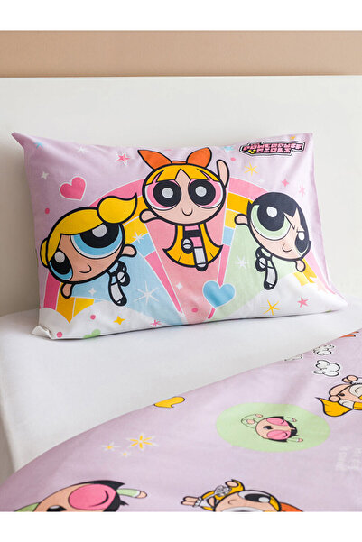 LC Waikiki Powerpuff Girls Patterned Kids Duvet Cover Set - W4Jt76Z4