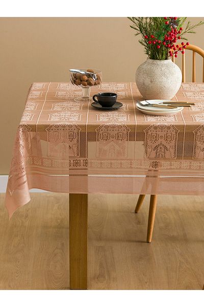 LC Waikiki Покривка за маса с дантелени шарки 150x150 см - W4HM34Z8