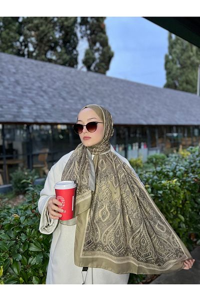 efdal şal eşarp Ethnic Etro Pattern Cotton Shawl