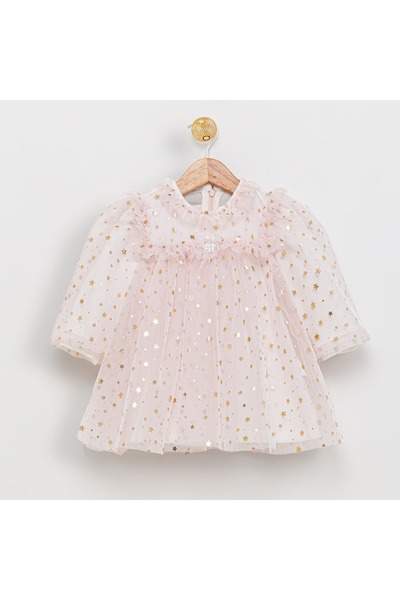 ministok Shine Star Pembe Elbise