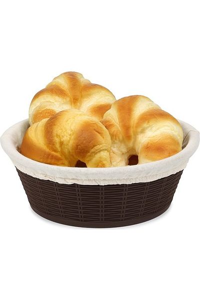Bora Plastik Bora Bo662 Wicker Patterned Bread Basket 23.5 cm