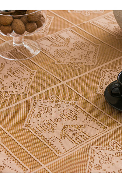 LC Waikiki Lace Patterned Table Bottom 150X150 cm - W4Hm34Z8