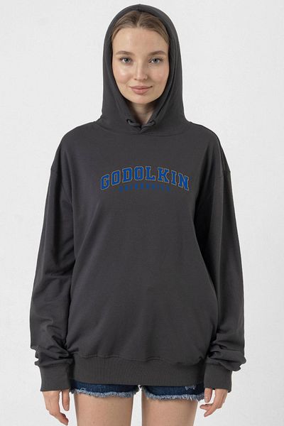 Tshirthane Godolkin University Letter Smoked - Women's Hoodie 2Ip