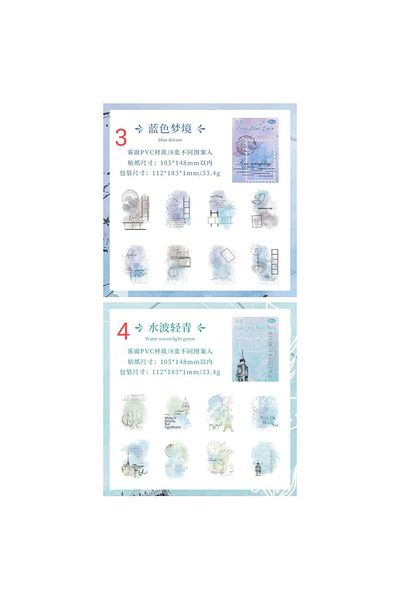 İthal H10-8Pcs Background Pet Sticker - Number : 2
