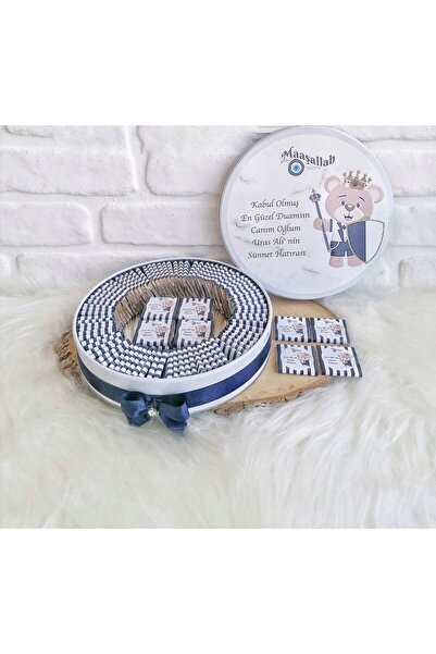 Genel Markalar Angel Gift Chocalate 100 Adet Isme Özel Ayıcıklı Sünnet Hatıra...