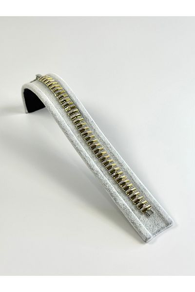 Store 316L Steel Row Gold Silver Tarnish-Free Bracelet