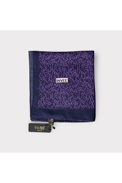 Invee Şal INVEE 1554 Aura - Albastru Marin-Violet