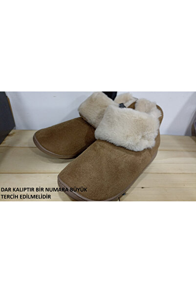 GEZER Yeni Sezon Kadın Kışlık Sessiz Taban Ev Panduf Bot