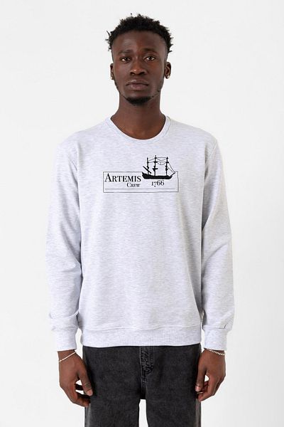 Tshirthane Ανδρικό φούτερ Outlander Artemis Crew Karmelange 2ip