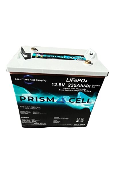 Genel Markalar Prismacell LIFEPO4 Akü 235ah 12.8 Volt Turbo FAST CHARGING Kar...