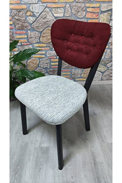 COVER TEKSTİL LOKANTA  KAFE RESTORAN EV ELMA SANDALYESI KILIFI OTURMA KISMI JAKAR KUMAŞ